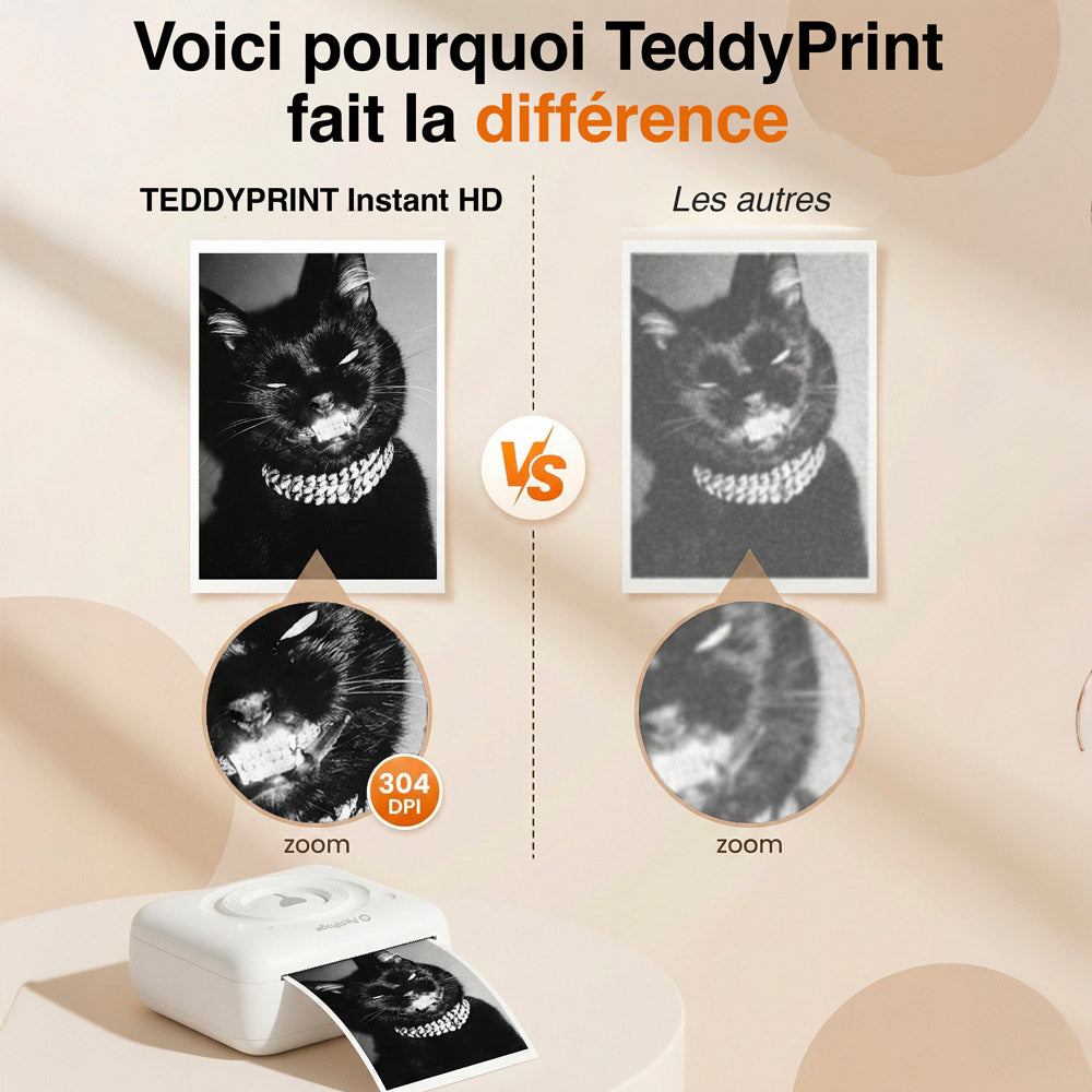 TEDDYPRINT Tragbarer Drucker